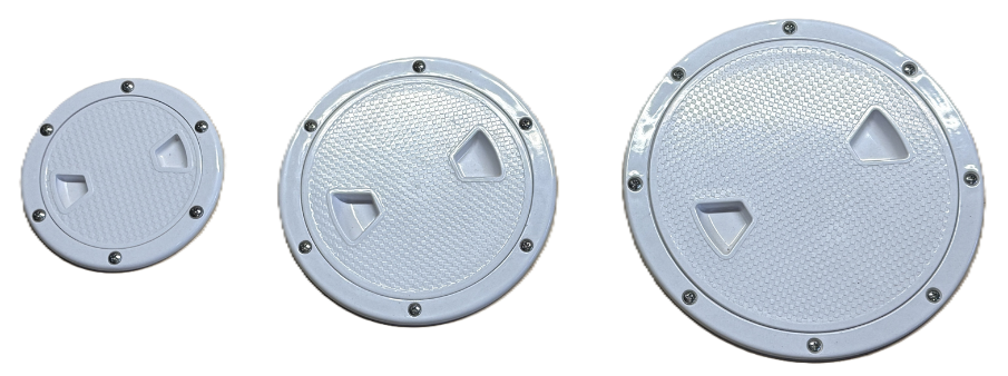 Boat access port handle for common marine access ports